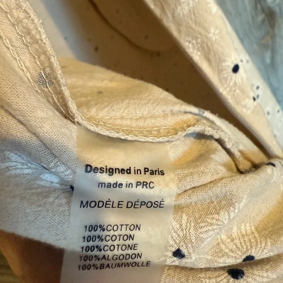 Floral Beige Jumpsuit size M - Picture 10 of 13